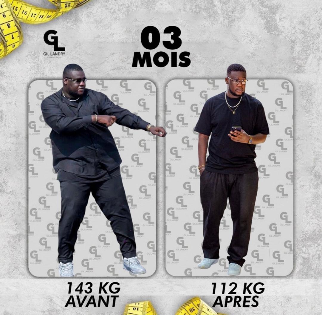 143kg → 112kg en 3 mois